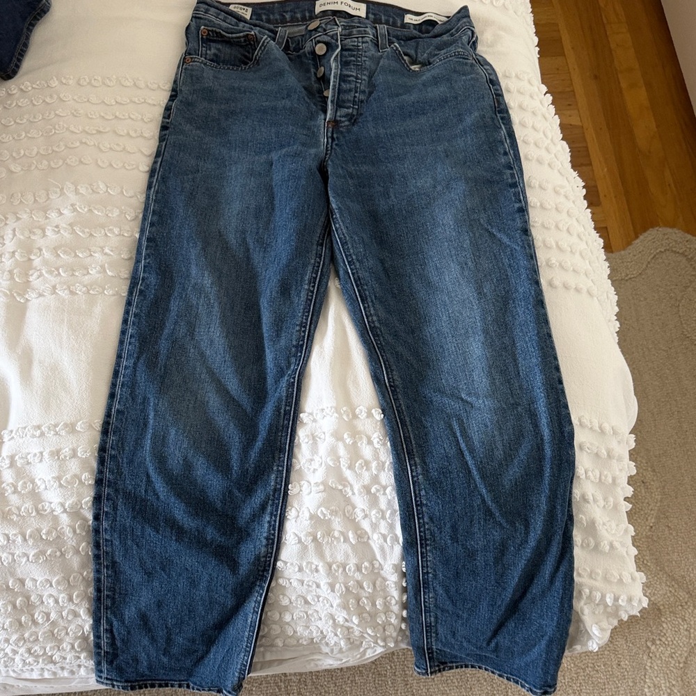 Denim Forum Classic Indigo Relaxed Jeans ARLO high rise